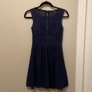 Navy Lace Dress